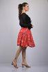 Skirt for women western wear stylish printed skirts Pink Color With White Polka Dot Skirt (OTLKT1010)